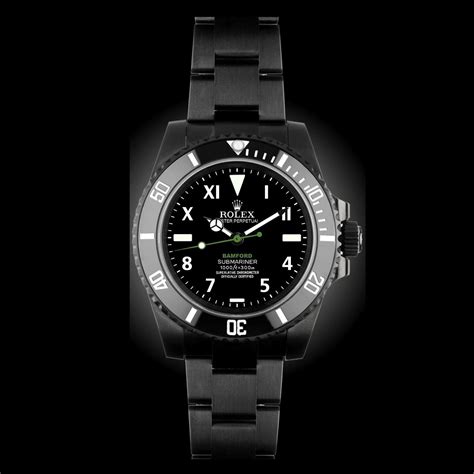 black rolex submariner bamford|rolex bamford submariner price.